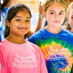  Students smiling at ribbon cutting ceremony