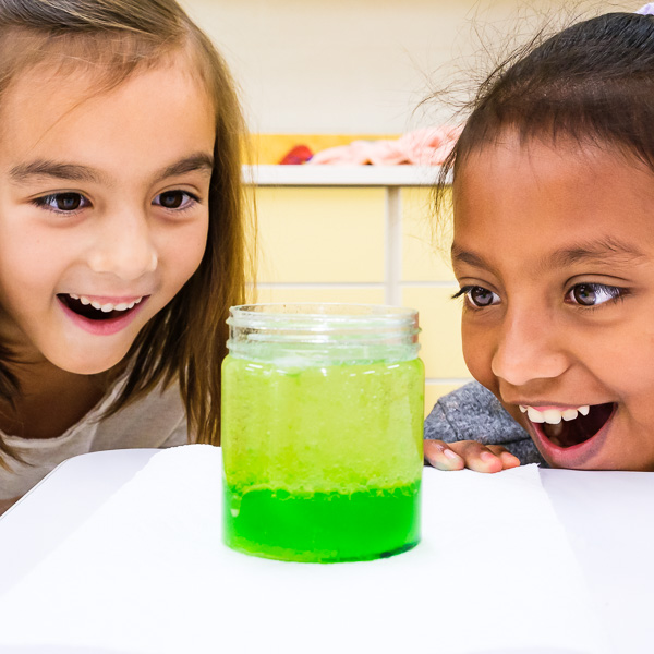  Students science experiment 