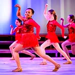  Students dancing