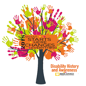  Disability History and Awareness Month logo