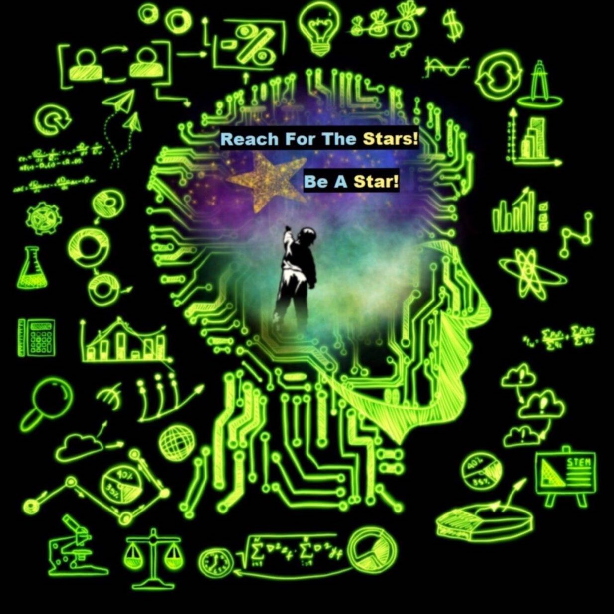  Graphic logo for the STEM stars event