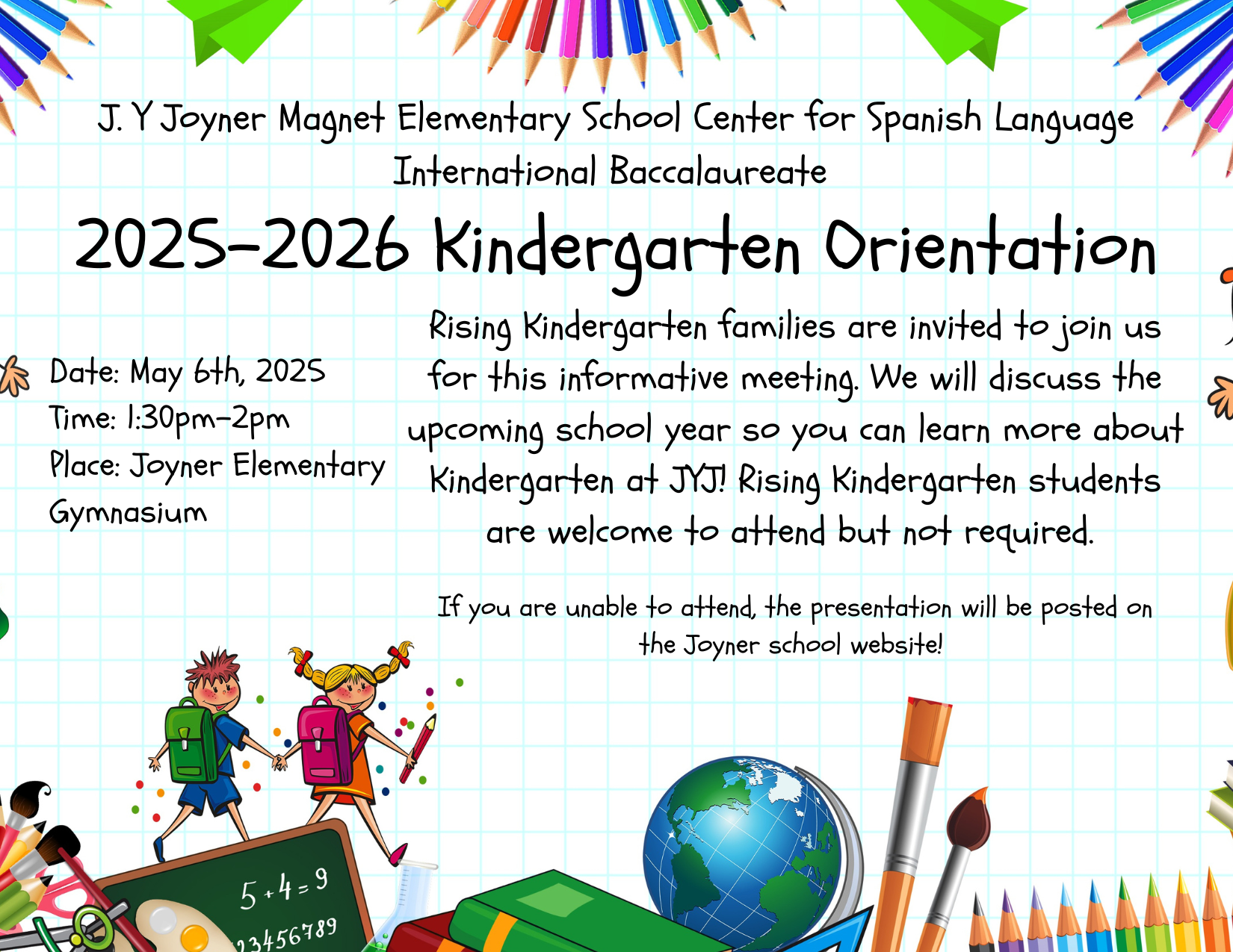  Kindergarten Orientation