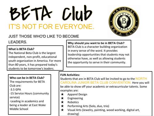 Beta Club / Beta Club Information
