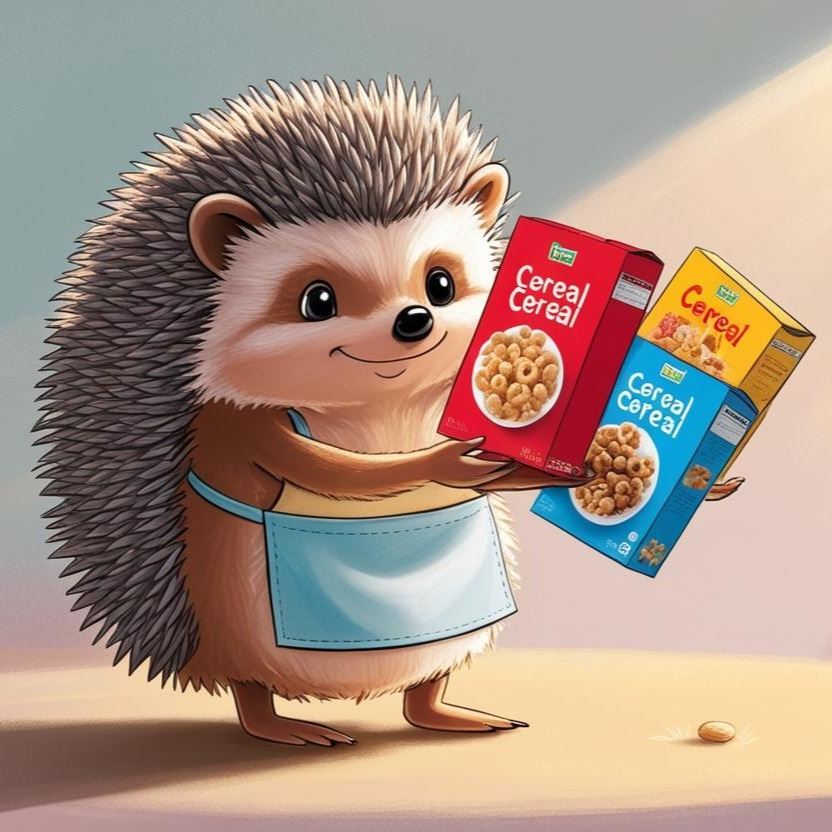 cereal hedgehog