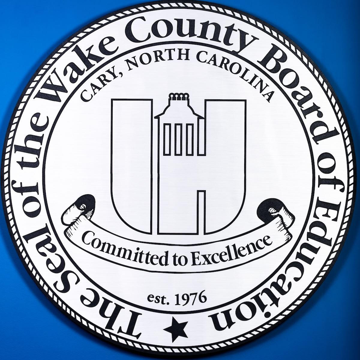  Official seal of the Wake County Board of Education