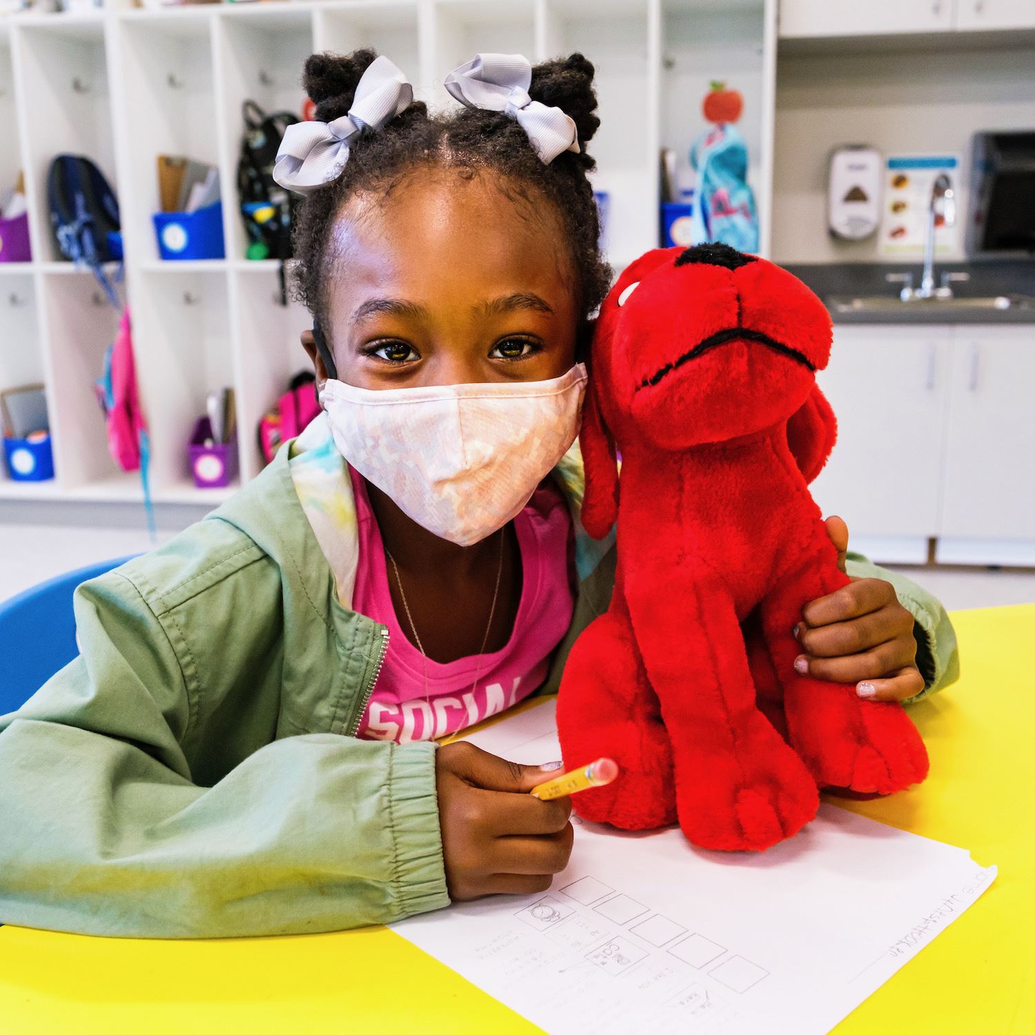  Student with stuffed animal