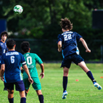  students playing soccer