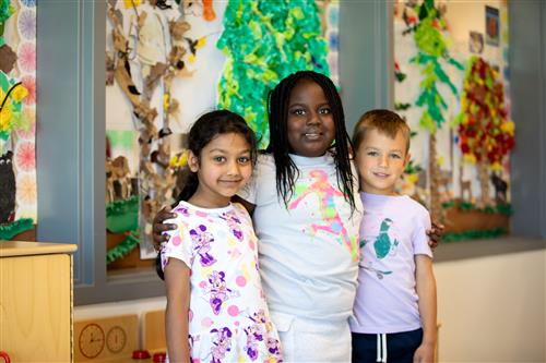 Buckhorn Creek Elementary kindergarten students