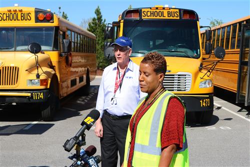 Bus driver says cameras will keep students safe 