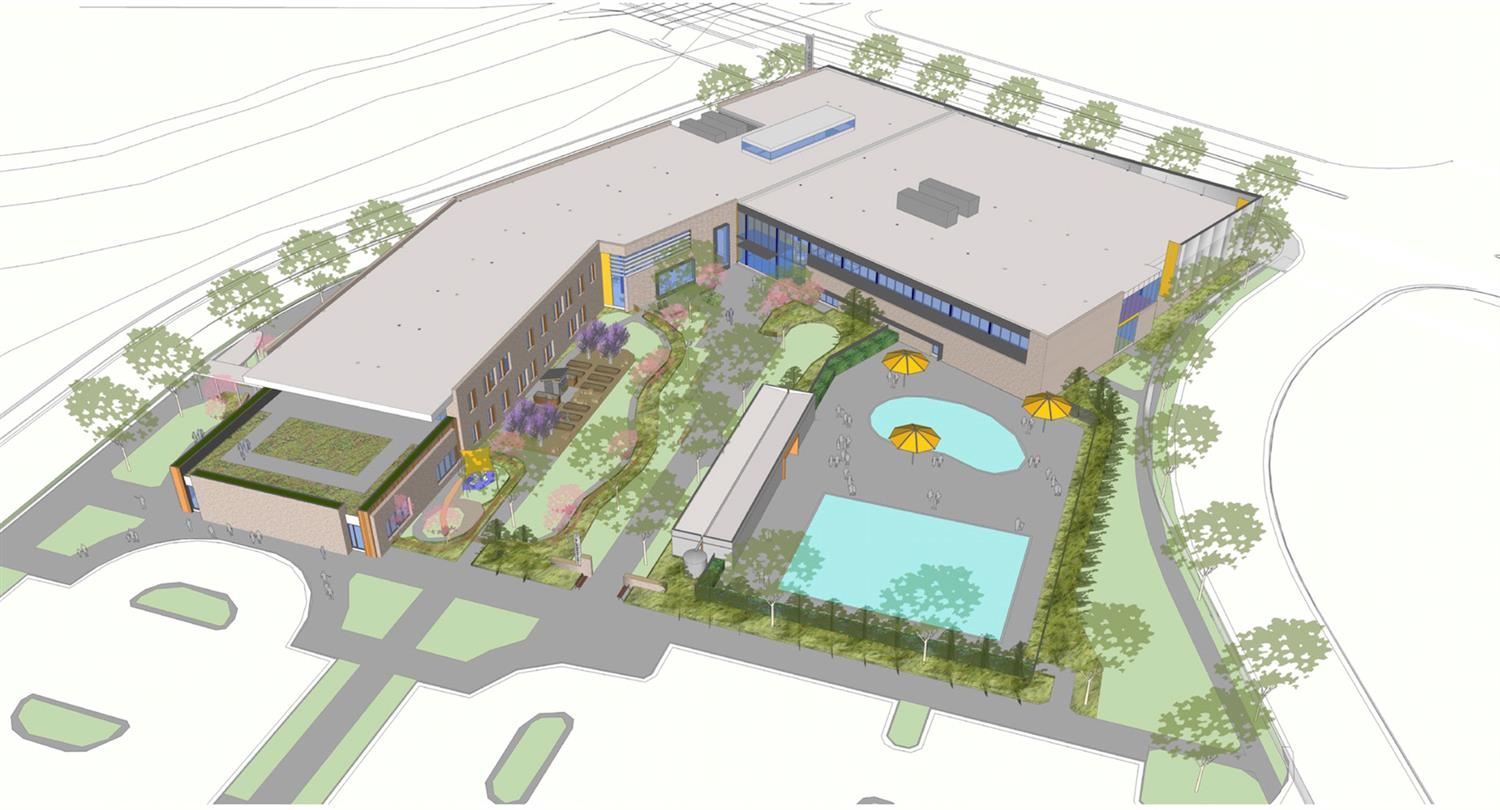 southeast elementary building rendering