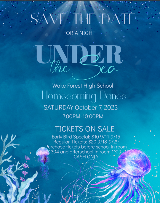 Homecoming Dance flyer graphic