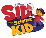 Jim Hansen's Sid The Science kid words link with Sid using a magnifying glass 