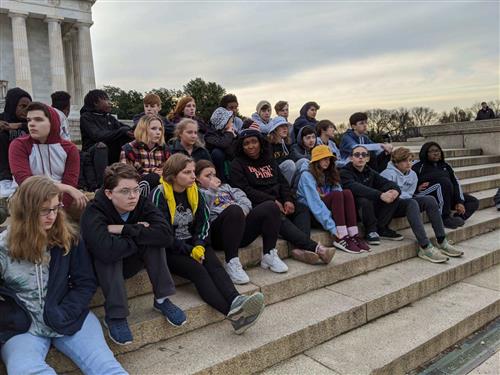 students at Lincoln Memorial 