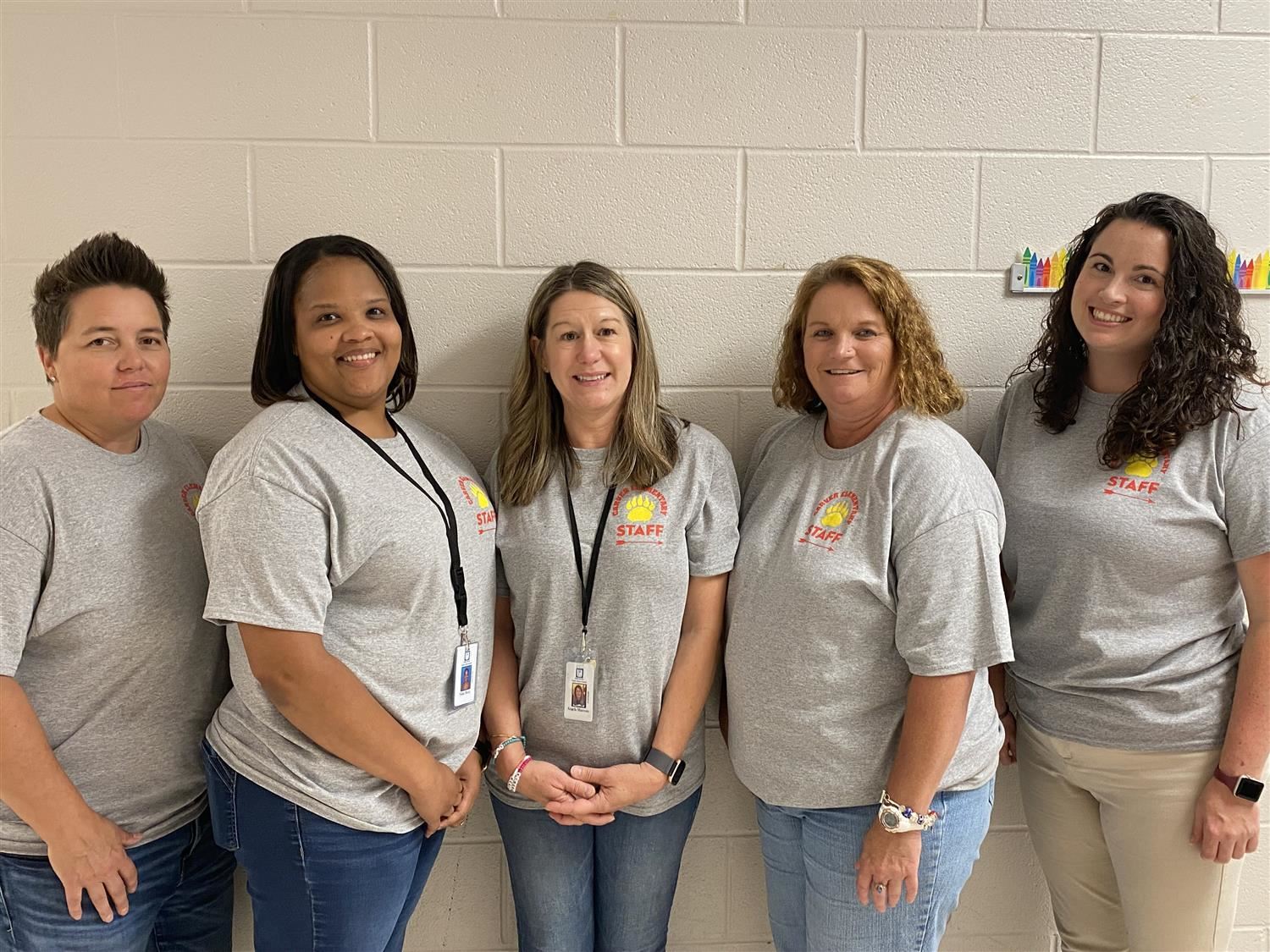 Our 2nd Grade Team - Ms. Hulings, Ms. Berry, Ms. Marcom, Ms. Wall, and Ms. Linstad