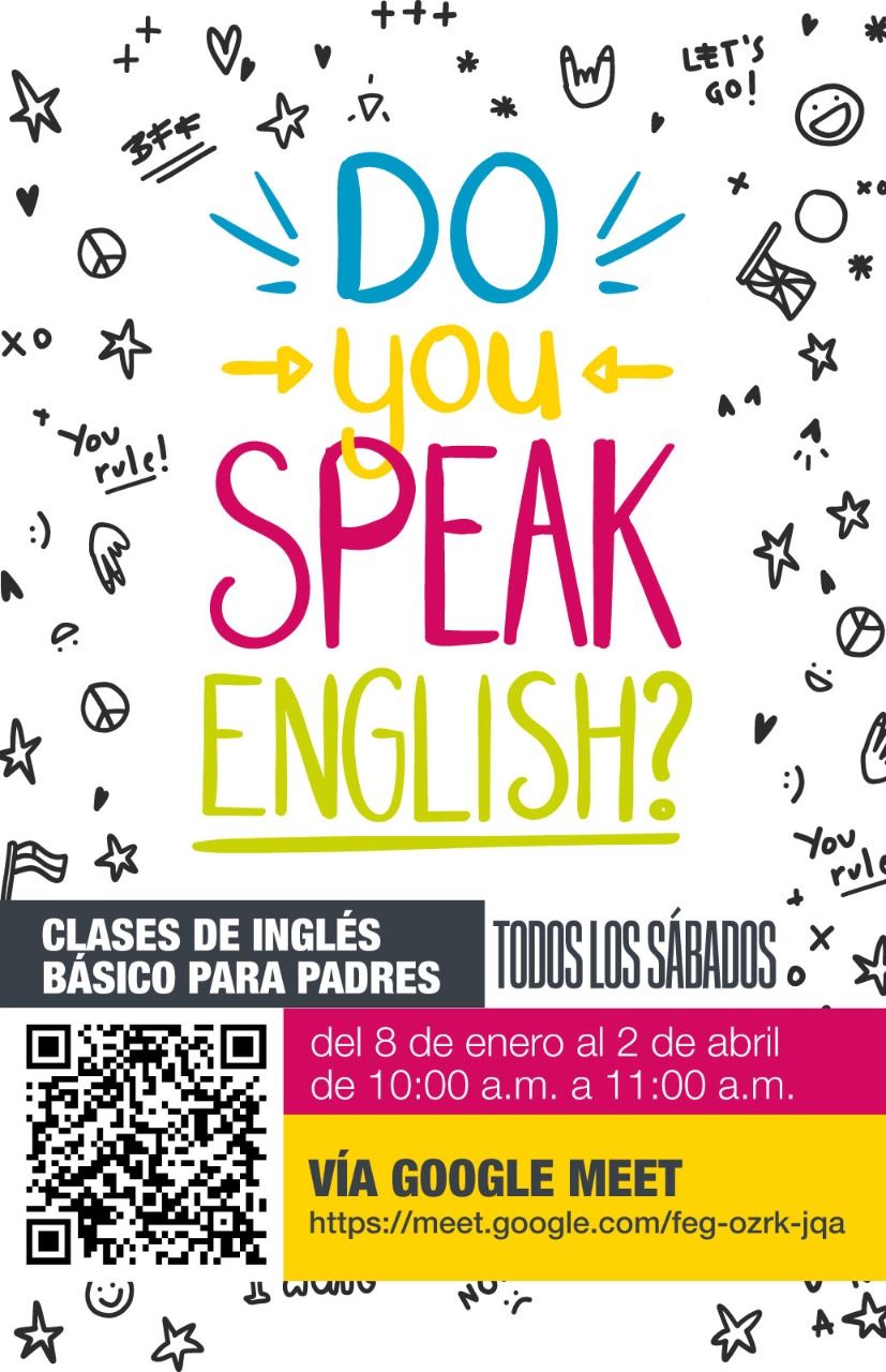 esl classes for parents, QR code to join
