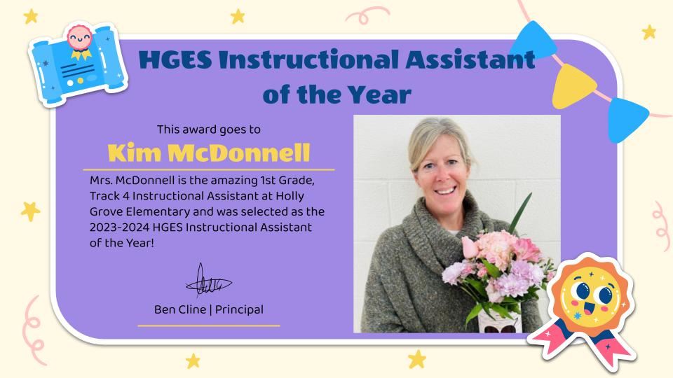 Teacher & IA of the Year / Instructional Assistant of the Year 20232024