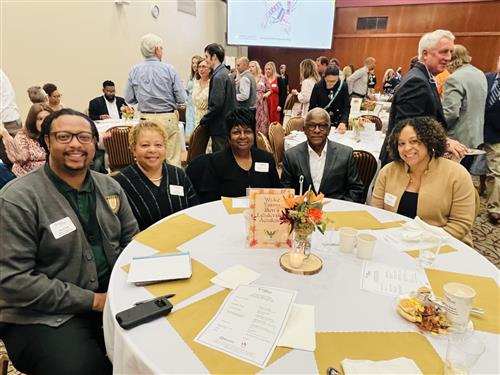 Wake Young Men's Leadership Academy Business Alliance Members at 2022 Superintendent's Breakfast
