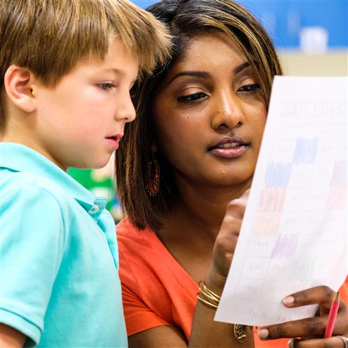 Photo of a teacher.
