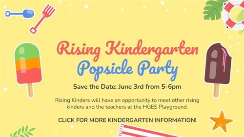 kinder pop party june 3 5-6pm