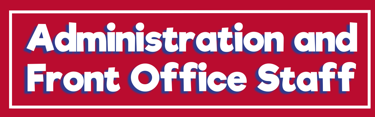 administration and front office staff
