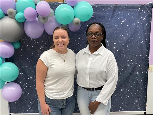 Photo of two special education teachers