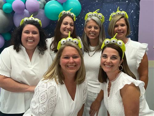 Picture of six support staff teachers