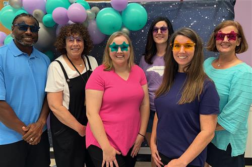 Picture of six specialist teachers