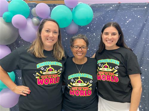 Photo of three kindergarten teachers