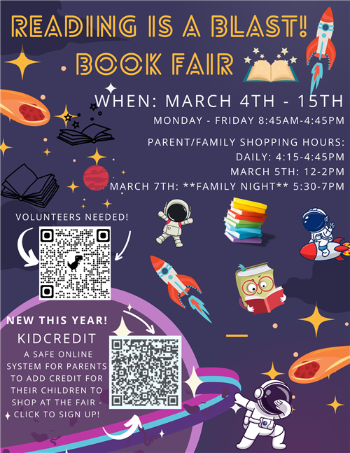 Reading is a Blast! Book Fair
