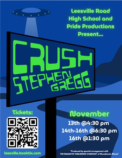 Crush: Fall Play Poster, 11/13-11/16 - Buy your tickets today!