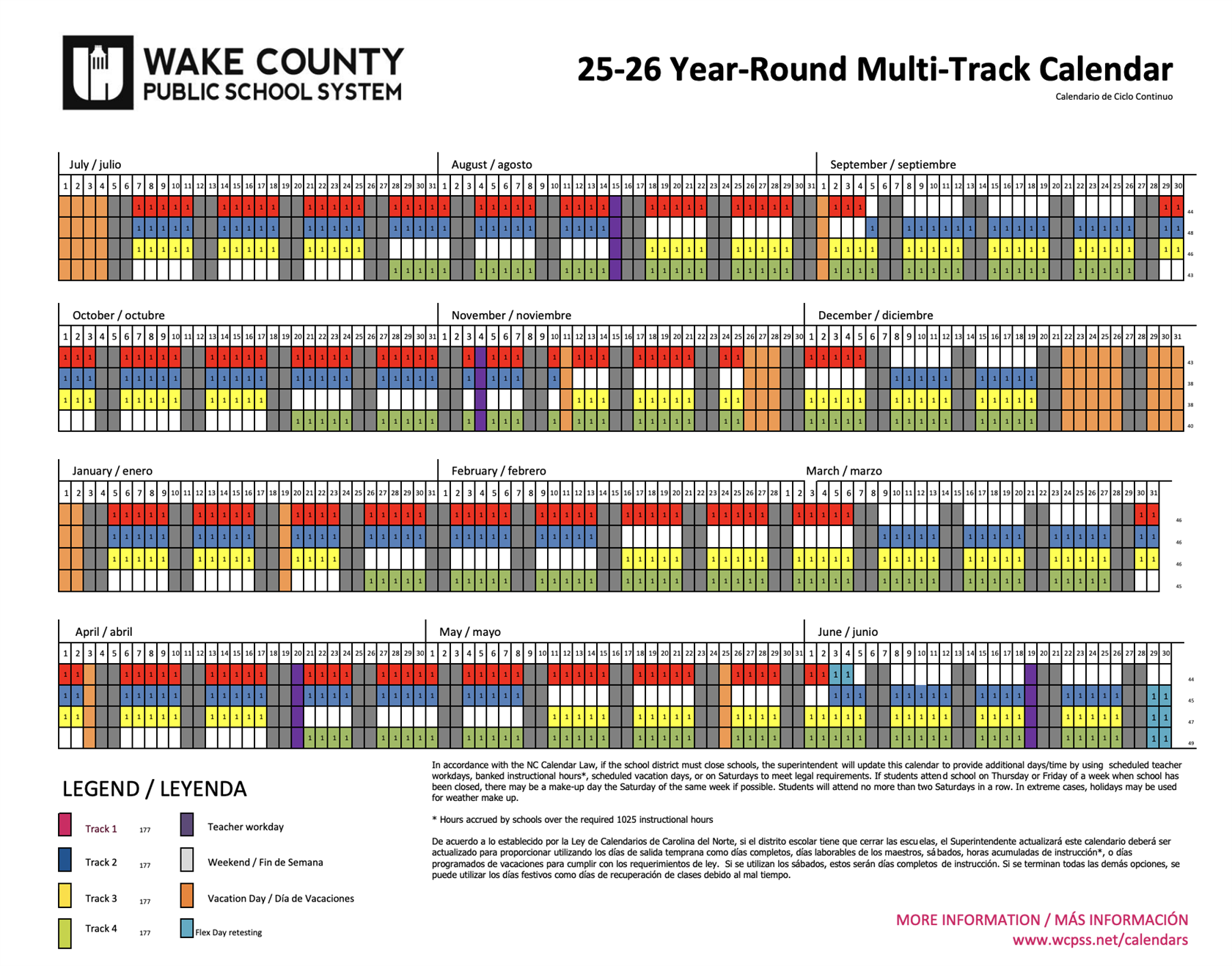  Mult Track Year Round Calendar 
