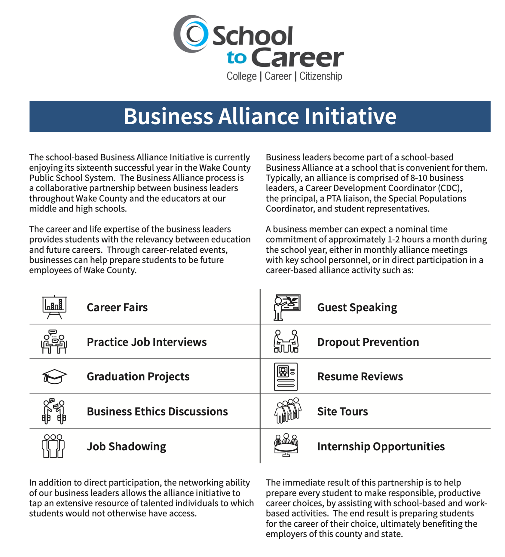 Business Alliance Purpose