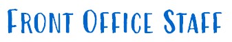 Front Office Staff