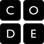 C O D E black Squares - Code.org Coding Site 