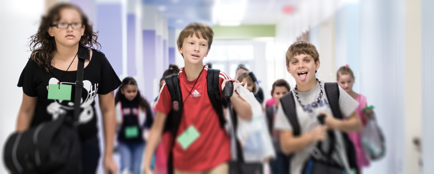 Image of students in hall Image of students in hall