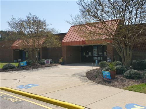 Front of school 
