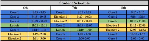 Schedule