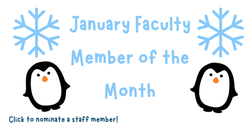Faculty member of the month image