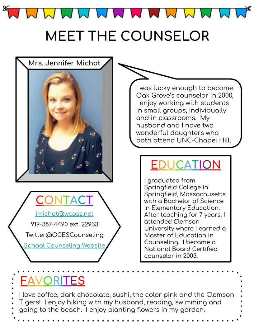 Curriculum Support Jennifer Michot School Counselor Curriculum Support Jennifer Michot School Counselor