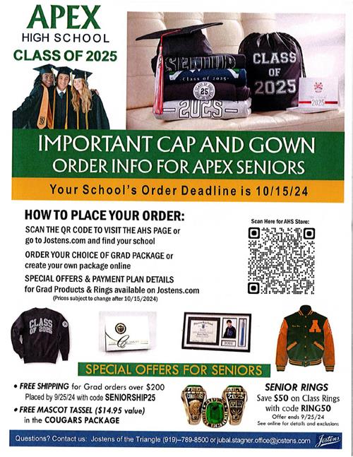 Cap and Gown Ordering
