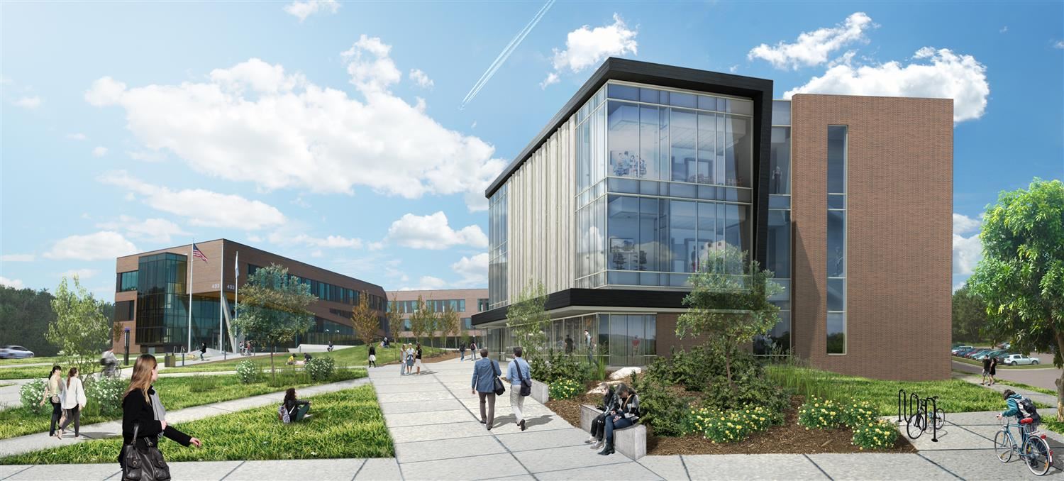 RTP Early College campus artist rendering