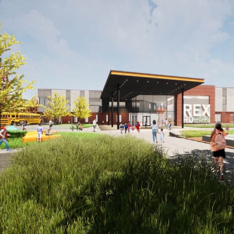  Rex Road Elementary rendering