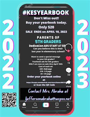 5th grade yearbook