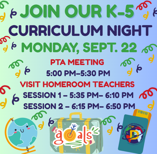  Curriculum Night