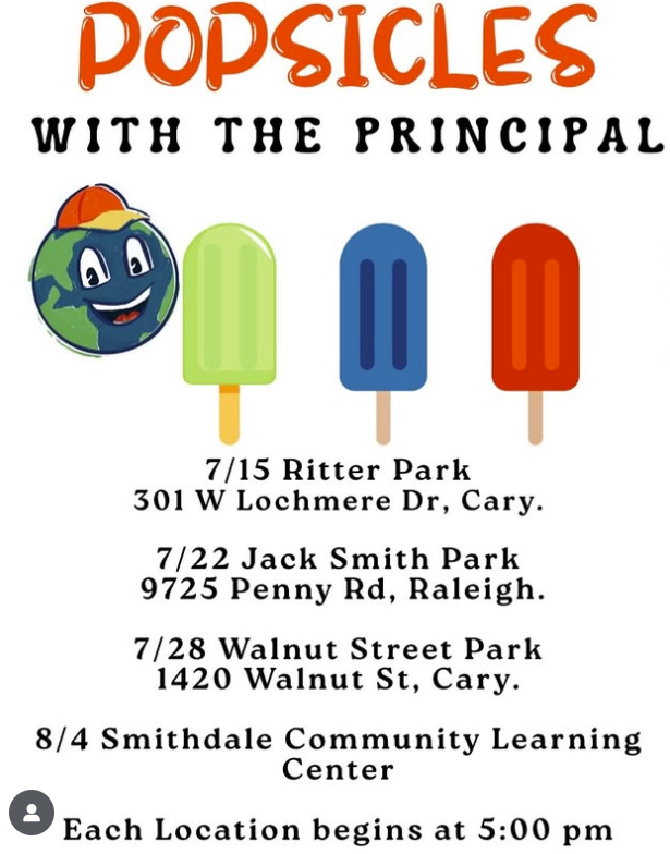  Popsicles with the Principal